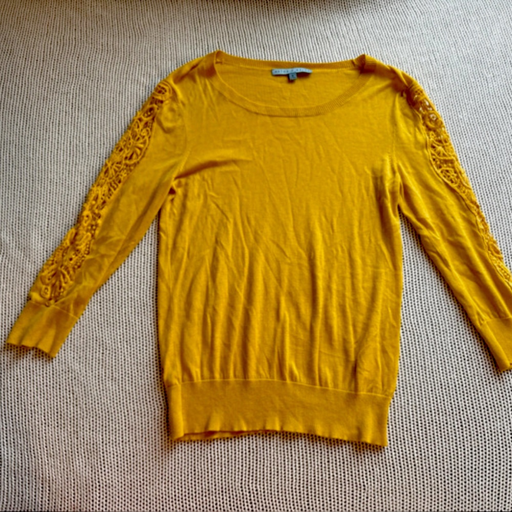 ANTONIO MELANI Vibrant Yellow Knit Top